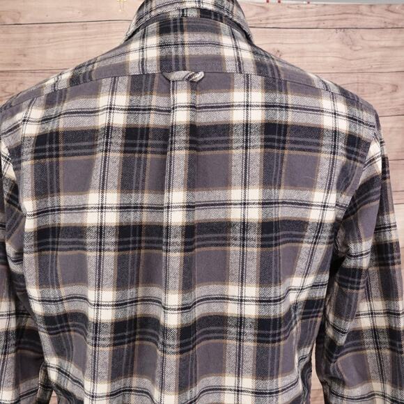 Jachs Shirt Mens Medium Plaid Flannel Button Up Double Pocket Heritage Casual - Picture 5 of 9